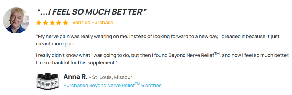 Beyond Nerve Relief Customer Reviews